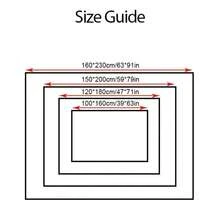 [天鹅绒] 1 件几何区域地毯，轻便易洗，易于处理秋季装饰和秋季地垫，适用于客厅、卧室、浴室、办公室、阳台、房间配件返校浴室厨房装饰 - 彩色 - 查看 2