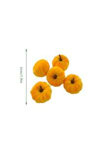 1/6/12/18/24PCS Velvet Pumpkin Decor Set - Halloween Thanksgiving Fall Home Decor Artificial Pumpkins For Autumn, Indoor Outdoor, Bedroom Decor,Home Decor,Wedding Decor,Room Decoration Stuff,Table Centerpiece, Fireplace Mantel, Harvest Party, Birthday Gift,Fall Decor,Halloween Decor (Orange, Caramel, White)