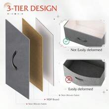 WLIVE Mesita De Noche Con 2 Cajones Pequeña Mesa Auxiliar Para Habitación Clóset Pasillo De Entrada Dormitorio Universitario Color Gris Oscuro - 深灰色 - 查看 6