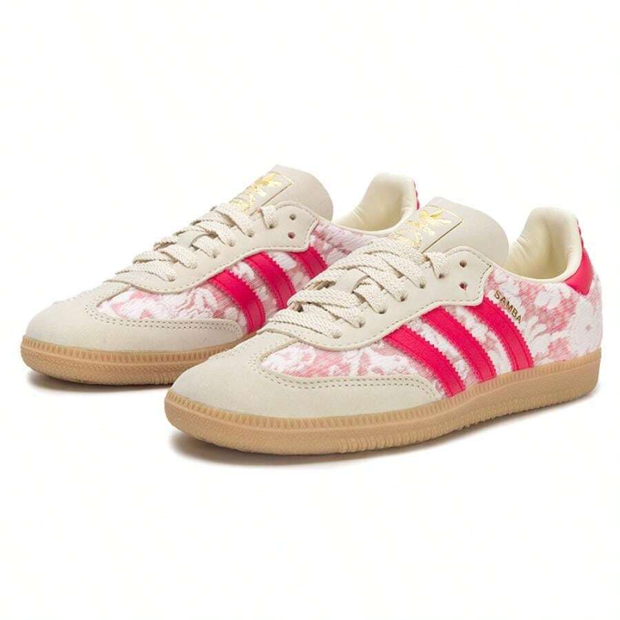 Adidas Originals 男女通用休闲鞋,SAMBA OG W,轻便舒适的情侣鞋,复古运动鞋 - JR8841 - 查看 1