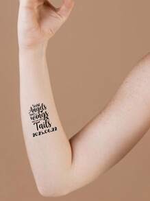 Personalized 15pcs Customized Birthday Tattoo Stickers, Wedding Valentine's Day Graduation Season, Tattoos For All Occasions, Perfect For Daily Wear, Unforgettable Gift For Father's Day And Thanksgiving