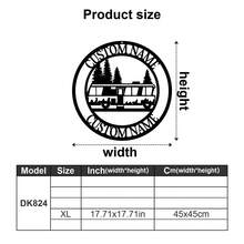 1pc Custom Rv Trailer Metal Sign - Personalized Camping Wall Art, Adjustable Iron Decor For Campsite & Home, Perfect Happy Camper Gift Gifts Birthday Graduation,Multi-Functional, Ornamental,Reusable,Exquisite,Stylish,High-Quality,Colorful,Modern,Custom,Personalized,Unique,Customized Crafts - Multicolor - View 98