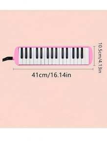 Melodica de 32 teclas con boquilla, instrumento musical de teclado de aire con bolsa de transporte