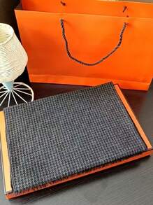 1 pieza Bufanda casual con calidez desmontable hecha a mano para hombre