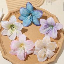5pcs Bohemian Artificial Flower Hair Clips - Multicolor Lightweight Side Hair Accessories For Women, Beach Vacation Photo Shoots, Casual & Formal Events, Hair Stylist Gifts, School Stuff