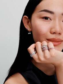 1pair 925 Sterling Silver Bow Stud Earrings For Women - Exquisite Small Fine Jewelry, Perfect For Girls' Daily Wear & Decor - Glitter Bow Earrings - View 3