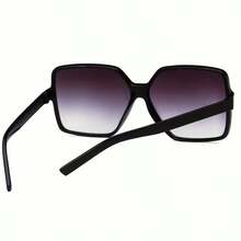 1 件女士超大方形框架休闲波西米亚时尚眼镜，时尚街头服饰，周末约会，日常生活，音乐节，适合大多数脸型