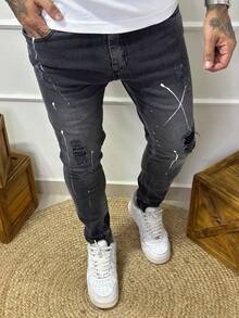 CALÇA JEANS MODELO SKINNY JOGADOR - Visão 5