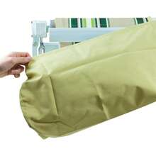 Patio Awning Cover, Patio Protective Roof, 420D Heavy-Duty Weatherproof Oxford, Protective Cover For Awnings, Dustproof, Waterproof, Anti-UV For Garden Outdoor Awning Roof - trắng - Xem 4