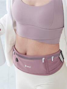 Compact Waist Bag For Men And Women, Perfect For Outdoor Activities, Hiking, Fitness, And Night Running, Waist Packs With Reflective Strips - Multicolor - View 2