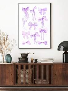 1 pièce Art mural à arcs violets, affiche preppy, décoration appartement universitaire, impression aquarelle d'arcs, décoration de chambre girly, décoration murale, décoration de salon, décoration de bureau, décoration de chambre à coucher, décoration de cuisine, décoration de salle de bain, décoration murale, décoration de la maison, affiches sans cadre - Multicolore - Voir 25