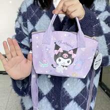 Sanrio 1 Stück Sanrio Kawaii Mehrzweck-Aufbewahrungstasche Schwarz Schönheit Milodi Yugui Hund Hello Kitty