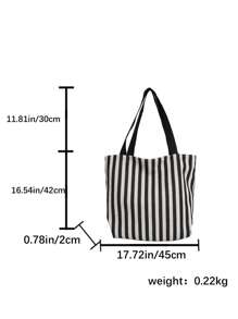 Bolsa Sacola Retrô Chique e Simples, Estilo Artístico com Grande Capacidade, Espaçosa e Versátil, Ideal para Trabalho, Escola ou Dia de Lazer, Bolsa Escolar, Bolsa de Praia