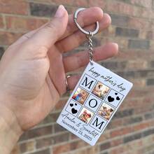 Custom Photo Mothers Day Keychain, Personalized Pictures Keychain, Mama Keychain, Mom's Birthday Gift, Keychain For Grandma, Gift For Her