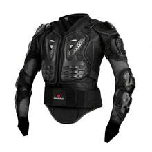 1Pc New Motorcycle Jacket Men Motorbike Armor Moto Full Body Armor Motocross Riding Jacket Racing Motorbike Body Protection S-5XL Motorcycle Accessories