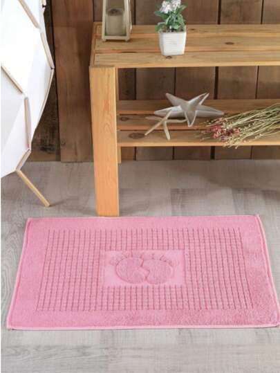 3-Piece Bath Mat & Foot Towel Set – 50x70 Cm | 100% Cotton | Ultra Absorbent & Soft | Made In Turkey