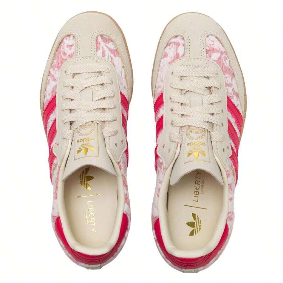 Adidas Originals 男女通用休闲鞋，SAMBA OG W，轻便舒适的情侣鞋，复古运动鞋 - JR8841 - 查看 1