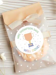 54-540Pcs Custom Rainbow Trophy Work Stickers,Personalized Text Label Stickers,Customizable Thank You Stickers,Kids Stickers,Round Stickers,Customized Bachelor Party Stickers,Name Stickers,Multi-Purpose,Birthday Gifts,Cup Stickers,Envelopes,Gift Boxes/Bags,Anniversary,Work,Office,Bridesmaids,Students,School