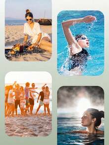 Women's Summer Gift Box Silicone Nipple Covers, Invisible Seamless, Waterproof Sweat-Proof, Breast Petals, Adhesive Bra, Strapless Sticky Bra, Reusable, Suitable For Sleepwear, Wedding Dress, Dresses, Bikini, Swimwear, Backless Outfits, Sports Bras, Halloween, Back To School, Campus - Multicolor - View 7