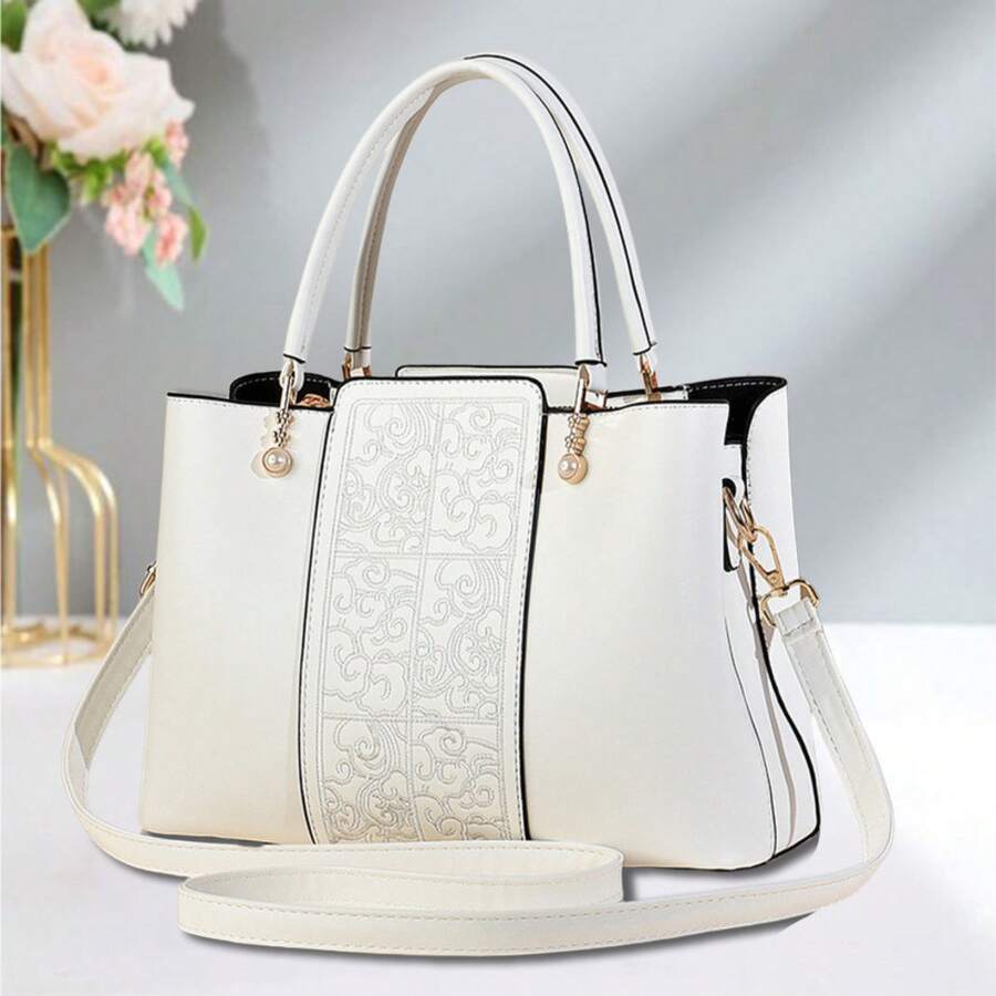 Women Top Handle Bags - 藍色 - 查看 1