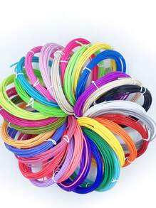 PLA High Temperature 3D Pen Filament, Total 30 Colors 150m (492ft), Suitable For High Temp 3D Pen, 1.75mm 3D Pen Consumables, No Irritating Odor, Vibrant Colors, No Duplicates. For 3D Modeling & 3D Doodle Tools