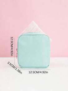 卫生巾收纳袋，便携式整理包，大容量，简约风格，可收纳卫生巾、护垫和卫生棉条，女性必备，外出携带非常方便