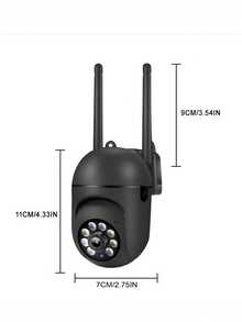 1 件/2 件/4 件 3MP WiFi 安全摄像头，具有 355 度对讲和夜视功能，可远程控制室内外家用安全摄像头，使用 APP 随时随地查看，适合圣诞节、感恩节使用的摄像头