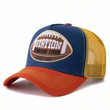 JZML 1 pièce Casquette de camionneur pour hommes avec lettre brodée
