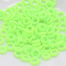 Materiales de accesorios para hacer pulseras DIY con nudo de lazo de piña de colores, decoraciones de pulsera tejida a mano con cuerda roja - cordón elástico - Ver 5