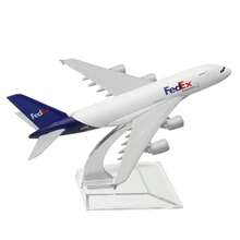 Emirates Airline Aircraft Model, Alloy Airplane Model 380 747 777, Federal, Qatar, Saudi, UK, US, France, Germany, Australia, Spain, Japan, Decoration, Ornament, Desktop, Gift, Birthday Gift, Holiday Gift, Creative - Grey - View 17