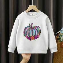 1/2/3 Piezas Stickers de transferencia de calor con diseño de Arcoíris y Flor de Calabaza - Parches degradados multicolor para planchar en Camisetas, Sudaderas, Vaqueros, Mochilas, Manualidades DIY (Material de Plástico Duradero)