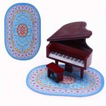 Dollhouse 1:12 Miniature Ground Decoration Carpet, Tiny Cloth Living Room Scene Decoration, Oval Turkish Woven Rug, Toy House Scene Ornament Doll House,Dollhouse Miniatures,Dolls House Miniatures,Doll House,Dollhouse Miniatures,Miniature,Doll House,Dollhouse Miniatures,Miniature