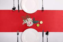 10-Pack Satin Table Runner Red 12 X 108 Inches Long, Table Runners For Wedding, Birthday Parties, Banquets Decorations(10 Pack, 12x108 Inch, Red) - Red - View 1