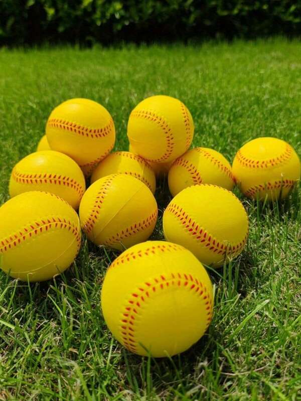 6 Soft PU Baseball - Pitching Practice For Youth Baseball And Softball, 9-Inch Beginner Practice Ball, Receiving And Hitting Training