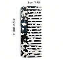 1pc Personalized Name Large Letter Custom Wedding Bridesmaid Gift Hair Comb Brush Acetate Hair Comb, Customized Tortoiseshell Hair Comb, Wide-Tooth Hair Comb, Marble Hair Comb, Bridesmaid Gift, Birthday Gift. Shunfa Anti-Static Electricity,Multi-Functional,Ornamental,Letter,Solid Color,Exquisite,Stylish,Vintage,Modern,Colorful,Leisure,Basics,Casual,Soft,Unique,Customized,Personalized,Custom,Ideal Gifts For Her,Girlfriend,Her,Boyfriend,Friends, Easy Comfort