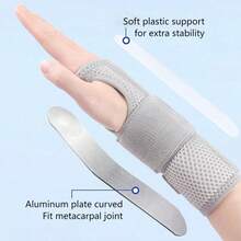 Carpal Tunnel Wrist Brace Support With 3 Straps And Metal Splint Stabilizer For Men Women - Multicolor - View 4
