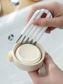 Pot Lid Brush, Keyboard Crevice Brush, Curly Pot Lid Brush, Air Cushion Comb, Clean Pot Lid Groove Crevice, Multi-Purpose Brush,Kitchen,Bathroom,Home,Household Supplier,Curly Pot Lid Brush, Air Cushion Comb
