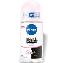 NIVEA Lăn khử mùi chống mồ hôi Invisible For Black & White Clear Roll-On 50 ml 1,7oz/50ml - nhiều mùi hương - Xem 2