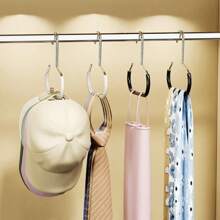 5pcs Hat Storage Hooks, Circular Hangers, Dormitory Wardrobes, Duck Tongue Baseball Caps, Suspenders, Bags, Hat Hanging
