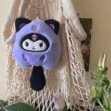Sanrio Hello Kitty Cartoon Plush Doll Pendant Doll, Sanrio Cute Bag Charm Anime Accessory, Suitable As Gift For Christmas, Halloween, Easter, Valentine's Day. Can Be Used As Hanging Decoration