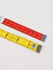 60 英寸彩色卷尺带按钮锁，家用身高测量尺，1 件教育卷尺学校用品，返校