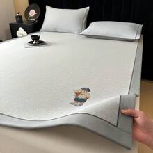 Cooling Mattress Pads - Bed Sheet-water Green - View 6