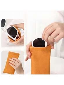 1/3/5 sztuk Odporna na ciśnienie torba na okulary, przenośna torba na okulary, okulary przeciwsłoneczne, torba do przechowywania okularów na krótkowzroczność, torba wisząca, ochronna osłona antyzagubiona, różne style do wyboru, mała i przenośna, prosta, przenośna torba do przechowywania okularów, wisząca torba do przechowywania, antyzagubiona