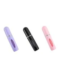 1/3 pièces Bouteille de parfum réutilisable en plastique de 5 ml avec vaporisateur, bouteille de parfum rechargeables, vaporisateur à fine brume portable, atomiseur de parfum rechargeables, flacon de voyage pour parfum, accessoires pour le fitness, le camping, les voyages, les croisières, les fournitures scolaires, parfums pour femmes et hommes