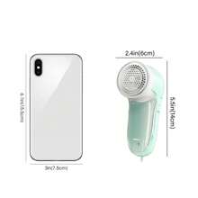 Quitapelusas Eléctrico Para Ropa Y Suéter, Con Cuchilla De Acero Inoxidable Reemplazable Y Cable De Alimentación, Perfecto Para Quitar Pelusa Y Pelusas (1 Pieza Verde)