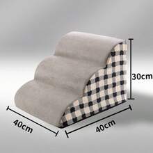 1 件宠物海绵楼梯坡道，适用于猫狗、老年犬，防滑可拆卸可清洗可爱宠物家具窗台攀爬架 - 彩色 - 查看 15