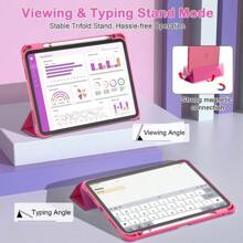 OKP Case For IPad 11th Generation 11ih A16 2025 For 10.9'' IPad 10th Gen 2022 Sli Lightweight IPad 11 10 Th Gen Protective Cover With Trifold Stand Auto Wake Sleep Clear PC Back Shell