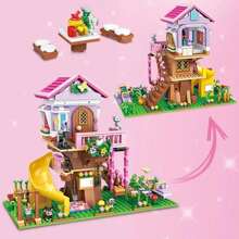 Tree House Building Set - Forest Friendship House Building Blocks Toys, Tree House Building Kit Compatible With , Birthday, Christmas Gift, Suitable For Gift Giving (685 Pieces)