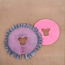 100pcs Disposable Non-Woven Fabric Stain Proof Spa Towel With Face Hole Massage Table Bed Cover Towel For Salon Soft Anti Fouling Care Pad Beauty Salon Spa Cross Hole Pillow Towel Supplies - Multicolor - View 5