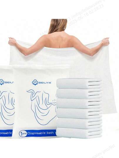 1/3/6/12 件一次性浴巾、面巾、大尺寸便携式毛巾 - 非常适合旅行、海滩、淋浴、游泳、远足和露营